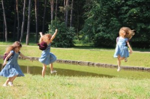 Your kids will expend more energy when they are out and exercising