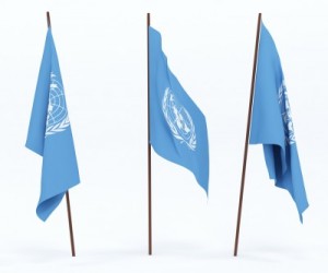 picture of united nations flags