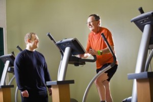 picture of man on treadmill