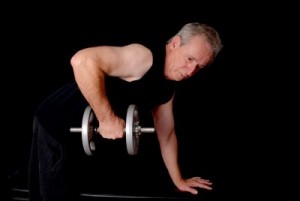picture of man working out