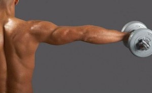 picture of man doing shoulder exercises