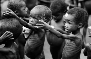 picture of starving african children