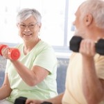 picture of older couple working out Alzheimers