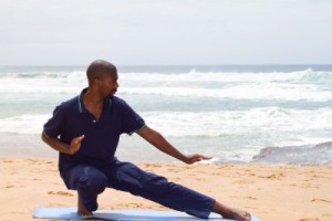 picture of man doing tai chi