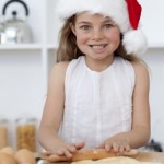 picture of girl baking cookies