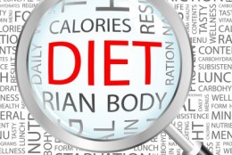DIET. Magnifying glass over background with different association terms. Vector illustration. picture of DIET. Magnifying glass over background with different association terms. Vector illustration.